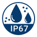 防水防塵 IP67準拠