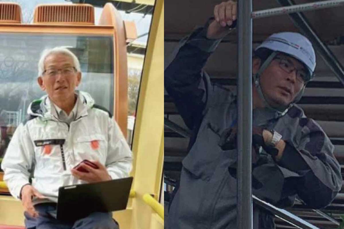 PicoCELAをさらに活用する設営現場の工夫： 生駒山上遊園地編