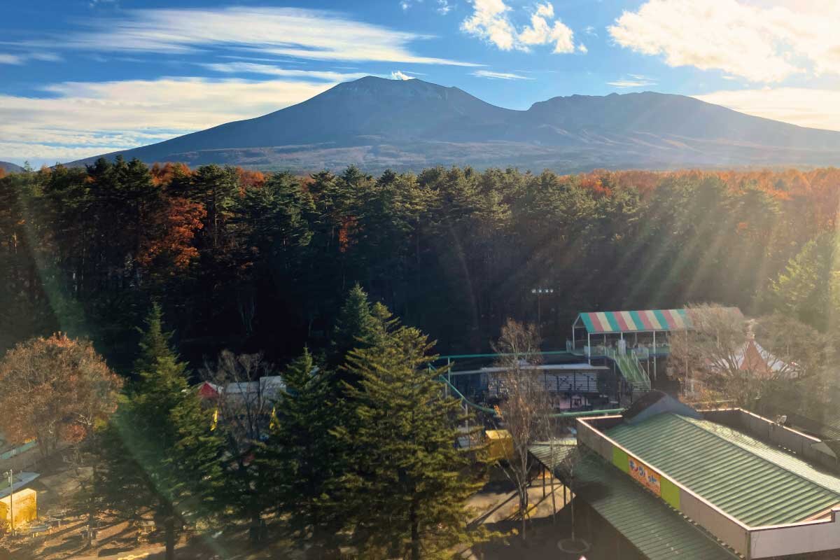 軽井沢おもちゃ王国からの景色